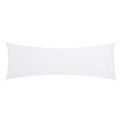 VidaXL Camouflagenet met opbergzak 613x138 cm wit