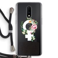 Venus: OnePlus 7 Transparant Hoesje met koord Venus: OnePlus 7 Transparant Hoesje met koord