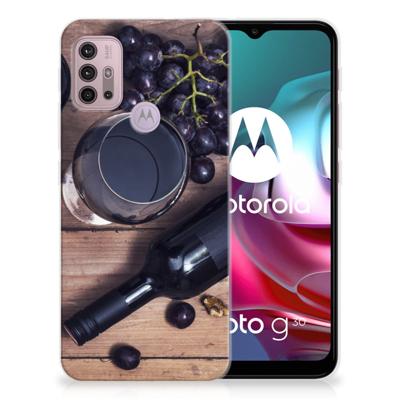 Motorola Moto G30 | G10 | Siliconen Case | Wijn