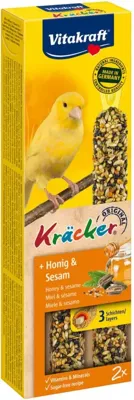 Vitakraft honing/sesam-kräcker kanarie, 2in1