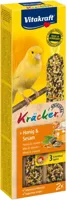 Vitakraft honing/sesam-kräcker kanarie, 2in1