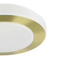 EGLO Led Carpi Plafondlamp - LED - Ø 30 cm - Goud/Wit - thumbnail