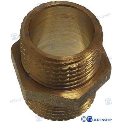 GS30150 - 3/8" Messing draadfitting dubbel nippel