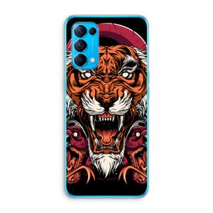 Tiger and Rattlesnakes: Oppo Find X3 Lite Transparant Hoesje