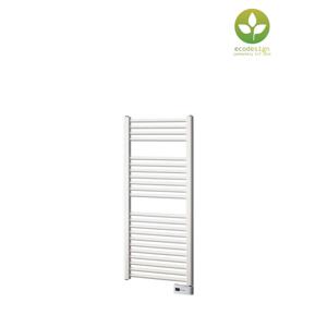 Plieger Palermo-EL III/Fischio elektrische designradiator horizontaal 1111x500mm 500W mat wit 7255799