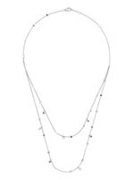 PONTE VECCHIO collier multi-rangs en or blanc 18ct pavé de diamants - Argent