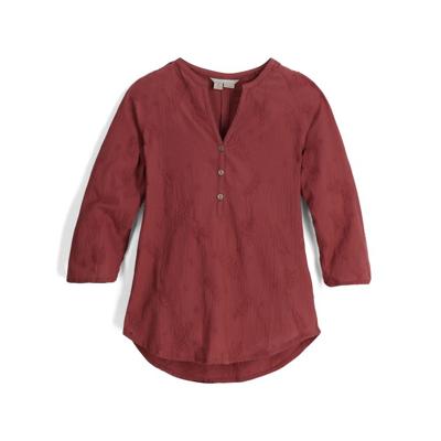 Royal Robbins Oasis Tunic II 3/4 Sleeve Shirt Dames Wild Rhubarb S