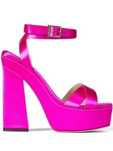 Jimmy Choo sandales Gaia 140 mm à plateforme - Rose