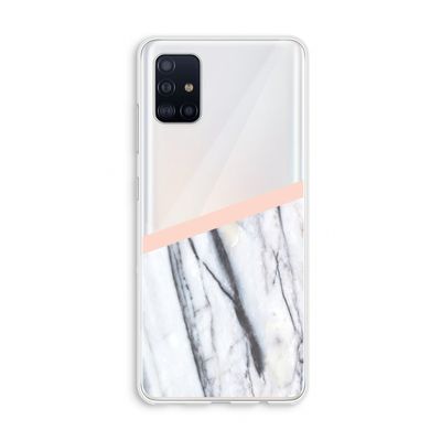 A touch of peach: Galaxy A51 4G Transparant Hoesje