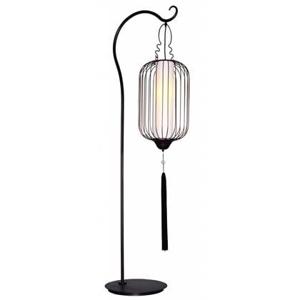 Fine Asianliving Chinese Lamp Zwart H200cm