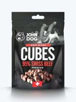 JOHN DOG Soft Bites Cubes Beef 95% - Hondensnack - 120g