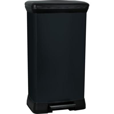 CURVER Pedaalemmer - 50 L - Zwart