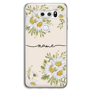 Daisies: LG V30 Transparant Hoesje