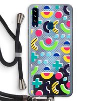 8-bit N°1: Samsung Galaxy A20s Transparant Hoesje met koord