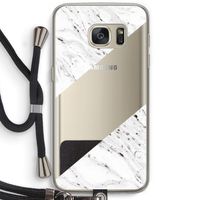 Biggest stripe: Samsung Galaxy S7 Transparant Hoesje met koord