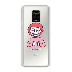 Hartje: Xiaomi Redmi Note 10 Lite Transparant Hoesje