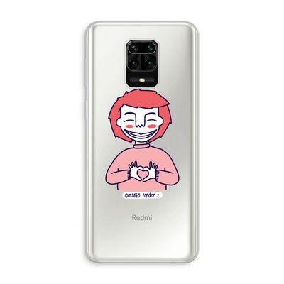 Hartje: Xiaomi Redmi Note 10 Lite Transparant Hoesje