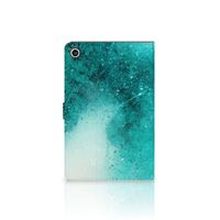 Hoes Lenovo Tab M10 Plus 3rd Gen 10.6 inch Painting Blue