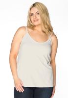 Yoek Singlet spaghetti bandjes | Beige | Maat 58/60