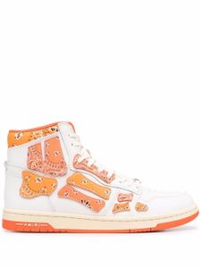 AMIRI baskets montantes Skel-Top Bandana - Blanc