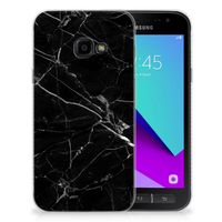 Samsung Galaxy Xcover 4 | Xcover 4s TPU Siliconen Hoesje Marmer Zwart - Origineel Cadeau Vader - thumbnail