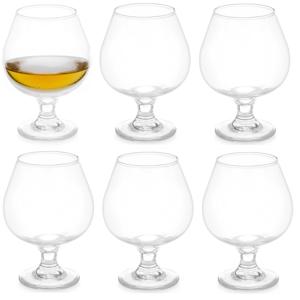 Bier glazen - 6x stuks - glas - 500 ml - borrelglas