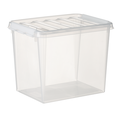 HEMA Opbergbox 34x25x27 Brussels Transparant (transparant)