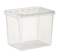 HEMA Opbergbox 34x25x27 Brussels Transparant (transparant) - thumbnail