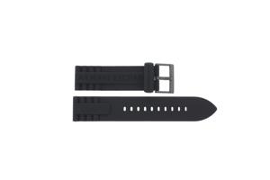 Horlogeband Armani AX1212 Silicoon Zwart 22mm