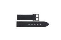 Horlogeband Armani AX1212 Silicoon Zwart 22mm