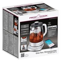 Proficook elektrische snoerloze glazen waterkoker PC-WKS 1167