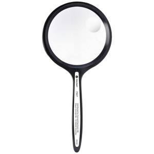 TOOLCRAFT TO-8976468 Vergrootglas Vergrotingsfactor: 2 x, 4 x Lensgrootte: (Ø) 76 mm Zwart