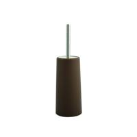 MSV 140942 - escobillero y escobilla de baño de polipropileno y acero inoxidable chocolate 476c 36 x 0,1 cm Toiletborstel & -houder