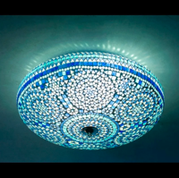 Plafonniere Cantara blauw in 3 maten