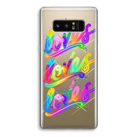 Loves: Samsung Galaxy Note 8 Transparant Hoesje