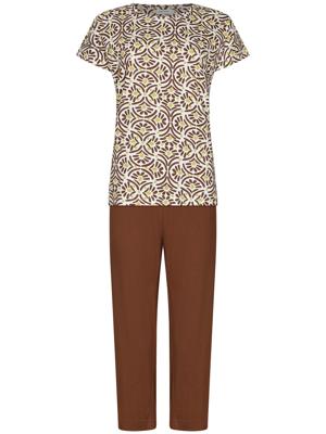 Katoenen Pastunette pyjama bruin