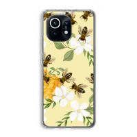 No flowers without bees: Xiaomi Mi 11 Transparant Hoesje