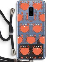 Krab: Samsung Galaxy S9 Plus Transparant Hoesje met koord