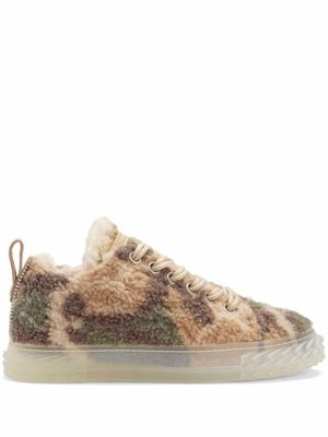 Giuseppe Zanotti baskets texturées Blabber à imprimé camouflage - Tons neutres