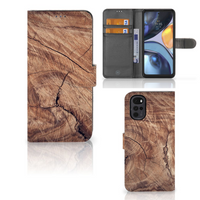 Motorola Moto G22 Book Style Case Tree Trunk - thumbnail