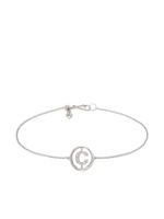 Annoushka bracelet en or blanc 18ct à initiale C ornée de diamants - Argent