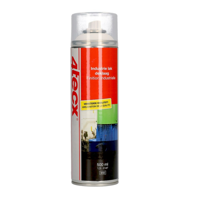 4tecx Industriële deklaag zuiverwit mat 500ml RAL 9010