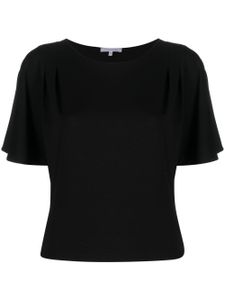 Patrizia Pepe t-shirt à encolure bateau - Noir