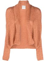 Forte Forte cardigan crop à design ouvert - Orange - thumbnail