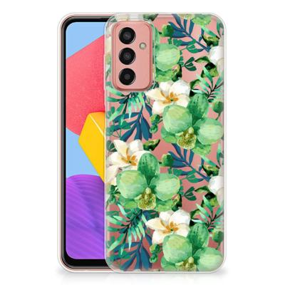 Samsung Galaxy M13 | M23 | TPU Case | Orchidee Groen Samsung Galaxy M13 | M23 | TPU Case | Orchidee Groen