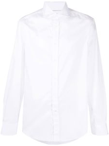 Brunello Cucinelli chemise à col italien - Blanc