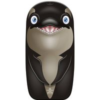 Gebro Bodyboard orka - kunststof - zwart/grijs - 82 x 46 cm - Bodyboard - thumbnail
