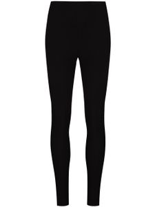 Valentino Garavani legging à logo brodé - Noir