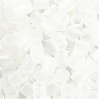 NABBI Strijkkralen, afm 5x5 mm, gatgrootte 2,5 mm, medium, doorzichtig transparant (32264), 1100 stuk/ 1 doos