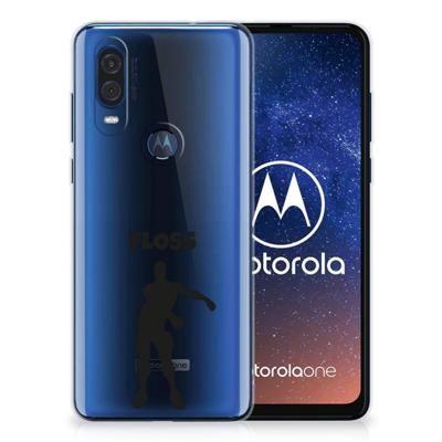 Motorola One Vision Telefoonhoesje met Naam Floss Motorola One Vision Telefoonhoesje met Naam Floss